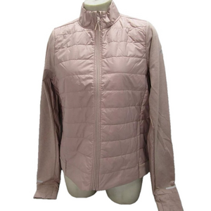 Prana Light Pink Quilted Puffer Jacket